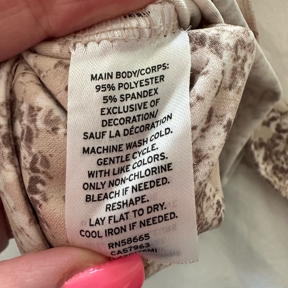 Leith Python print Bodysuit sz XS - Picture 7 of 7